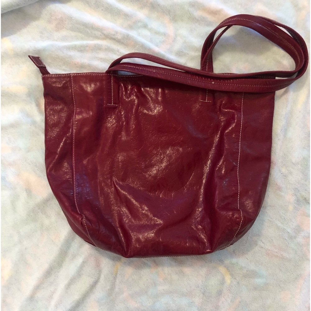 COPY - Beautiful Latico Deep Red Leather Bag/Purse Great Condition Inside and O…